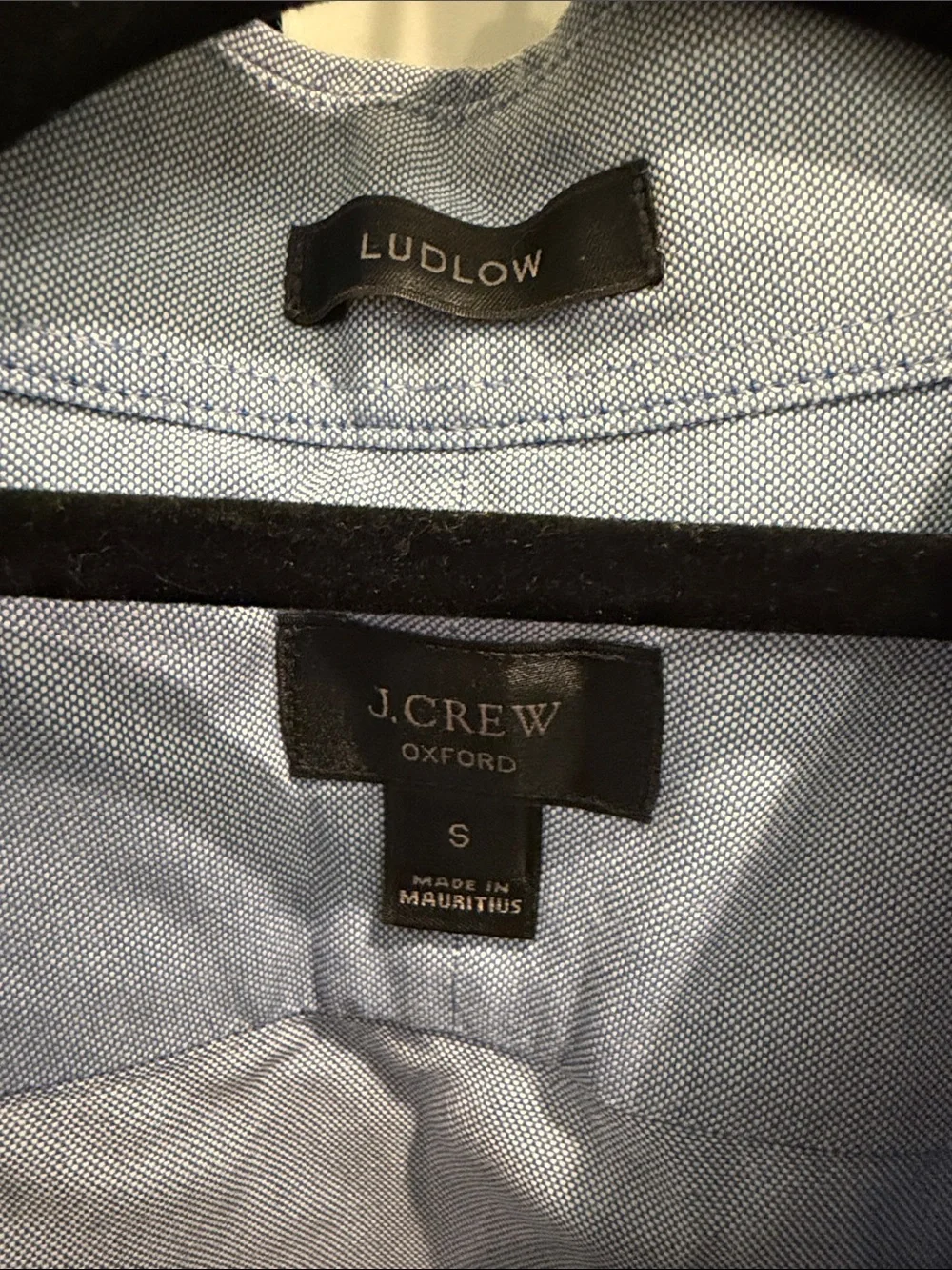 Men's Light Blue Ludlow Button-Down Oxford Shirt